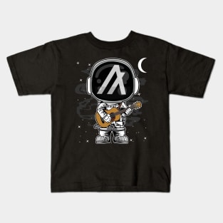 Astronaut Guitar Algorand ALGO Coin To The Moon Crypto Token Cryptocurrency Blockchain Wallet Birthday Gift For Men Women Kids Kids T-Shirt